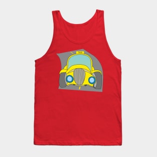 Yellow taxi Tank Top